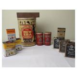 Watkins Spice Tins, New Era Potato Chip, Calumet