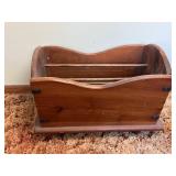 Wooden Magazine Rack