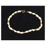 Pearl Bracelet with 14kt Clasp