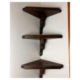 Set of 3 Corner Shelves