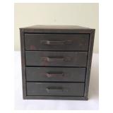 Metal 4 Drawer Parts Bin