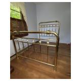 Vintage Brass Full Size Bed Frame