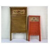 Pair of Vintage Decorative Washboards
