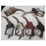 6 Gas Pump Nozzles