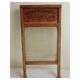 National Washboard Co. Glass  Washboard