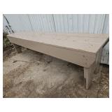 Wood Bench 6ft Long