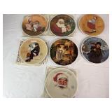 Norman Rockwell Christmas Collectors Plates