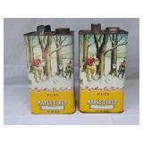 Maple Syrup Tins 1 Missing the Cap