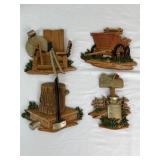 Sexton Cast Metal Wall Plaques