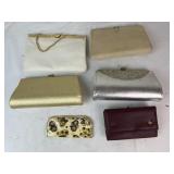 Vintage Clutch Purses & Glasses Case