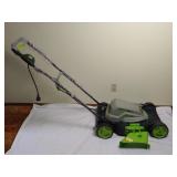 New Lawn Master 18" Electric Push Mower Mulch or