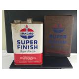Standard Oil Super Finish Gym Finish Can w