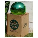 Beller Green  Gazing Globe 14 in. W/ Box
