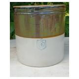 4 Gallon Two-toned Stoneware Crock