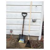 Kobalt  All Steel Transfer Shovel & Ace Shrub Rake