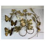 Vintage Brass Wall Decor