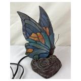 Stained Glass Butterfly Lamp