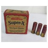 Western Super X 12 Ga Shotgun Shells Full Box BB