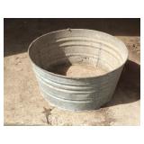 Galvanized Wash Tub (Small Holes in Bottom)