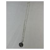 925 "M" Necklace 5.45g