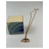 Avon Rhino Pendant Necklace