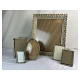 Vintage Gold-Toned Photo Frames