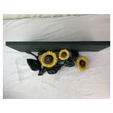 Small Decorative Sunflower Shelf