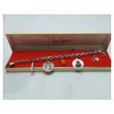 Sterling Silver Charm Bracelet (Bracelet and 1