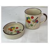 Vintage Florida Ash Tray & Mug