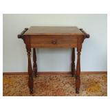 Oak Side Table 26" x 27" x 18.5"