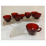 Snack Set w/ Ruby Red Cups