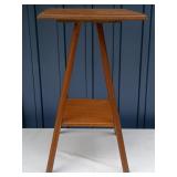 Solid Wood Two-Tier Plant Stand