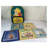 Muppet Babies Books & Winnie The Pooh Backpack