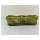 Roseville White Rose Window Box Planter