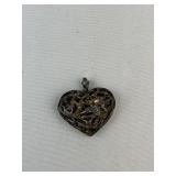 Sterling Heart Pendant 3.55g