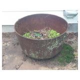 Cast Iron Kettle 24" Across x 15" High