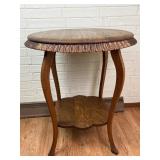 Ornate Oak Side Table