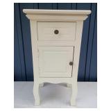 White Bedside Table