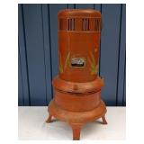 Vintage Painted Kerosene Parlor Heater