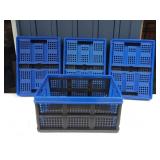 4 Collapsible Storage Crates