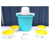 Nostalgia 4 Quart Electric Ice Cream Maker, 4
