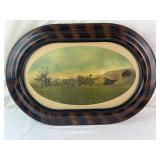 Old Framed Farm Photograph