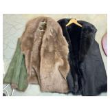 2 Sheepskin Jackets & 1 Faux Fur Jacket
