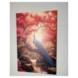 Cavas Peacock Print 20in x30in