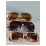 3 Pair of Fashion Reader Sunglasses