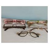 5 Pair of Reading Glasses +3.00 - +3.50