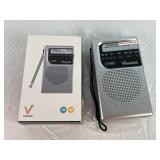 NIB Vondior AM/FM Battery Operated Portable Pocket