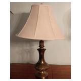 Brass Table Lamp 27.5" tall