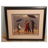Framed Wall Art Print "The Singing Butler"