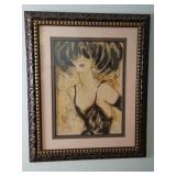 Framed Wall Art Print " Caprice V" by Karen Dupre